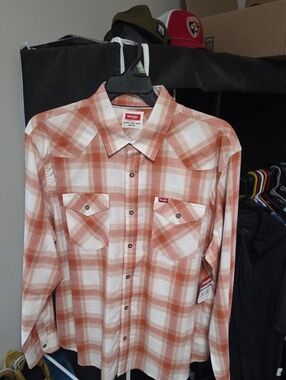 Wrangler Mens Button Up